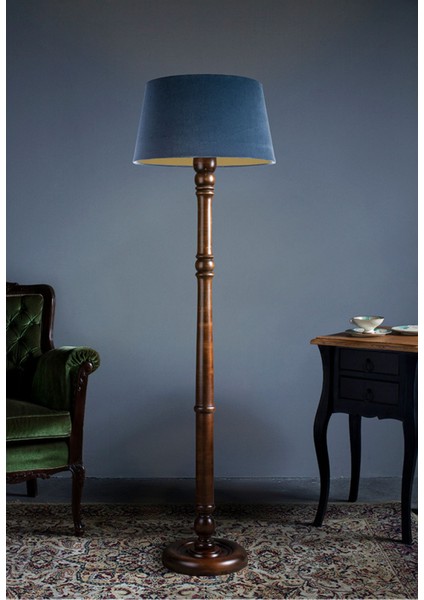 Torinio Torna Bacak Tripod Lambader Abajur Avize Aydınlatma Ahşap Ceviz Ağaç Country Dekor fiyatları