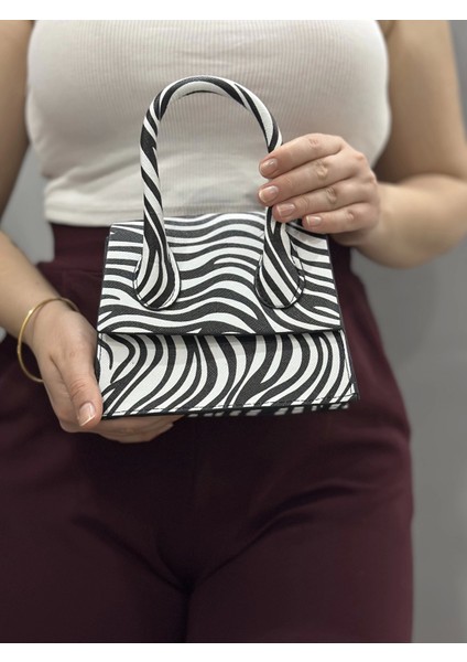 Luxe Siyahbeyaz Cilt Çanta modelleri