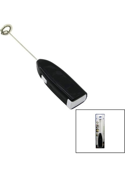 Pilli Renkli Süt ve Kahve Köpürtücü - Karıştırıcı Mini Mikser indirimleri