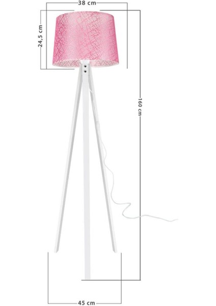 Deko Lambader Beyaz Ayak / File Pembe Şapka fiyatları