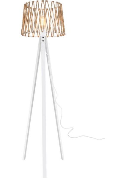 Deko Lambader Beyaz Ayak / Beyaz Halatlı Şapka fırsatları