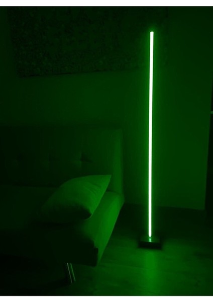 Uzaktan Kumandalı LED Abajur Aplik Gece Lambası Rgb 256 Renk Lambader Yuksek Işık Sistemi