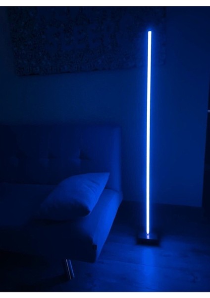 Uzaktan Kumandalı LED Abajur Aplik Gece Lambası Rgb 256 Renk Lambader Yuksek Işık Sistemi