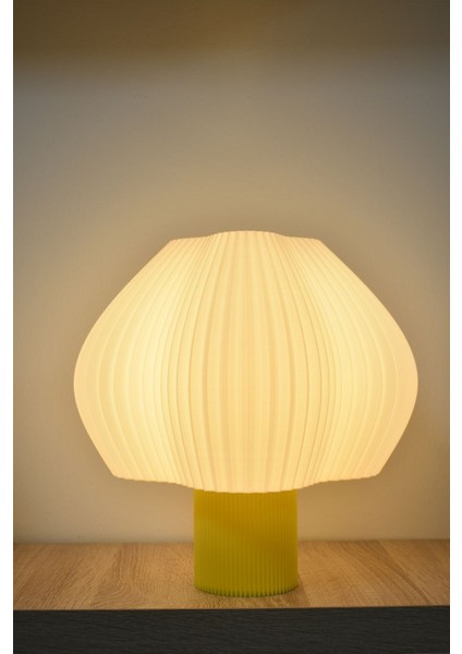 Luminova Modern Sarı Abajur