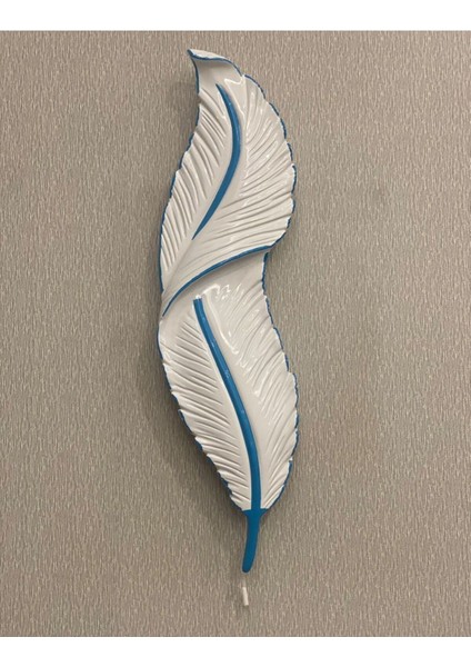 Tüy Aplik Ledli Kablolu Dekoratif Duvar Aydınlatma 60 x 16 cm