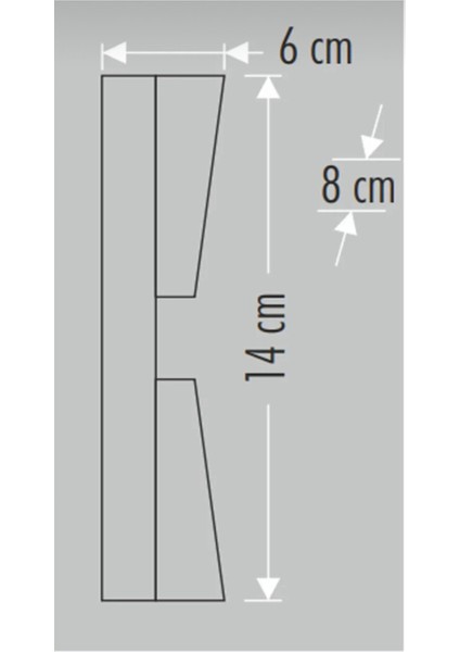 Rodos LED Aplik CT-7065 Günışığı 7 W modelleri