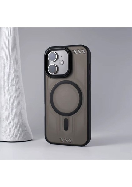 Apple iPhone 11 Uyumlu Kılıf Zebana Vault Silikon Kılıf (Kablosuz Şarj Destekli) Siyah