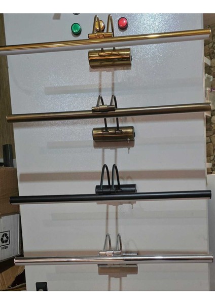 50 cm Ayna ve Tablo Üstü Mağnetli ve Şarj Edilebilir Type-C Girişli Flüt Aplik 6500K(BEYAZ Işıkı)