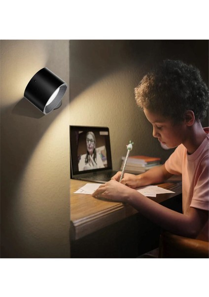 Uzaktan Kumandalı Duvar Lambası – USB Şarjlı 360° Dönebilen Manyetik Esnek Askılı Okuma Lambası indirimleri