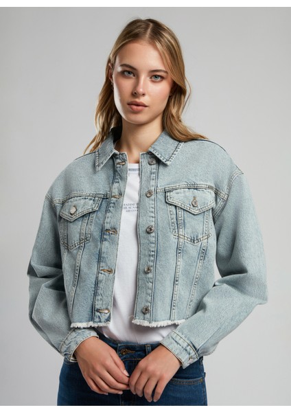 Kadın Klasik Yaka Regular Fit Denim Ceket 252 Lcf 131006 Freya Denım fiyatları