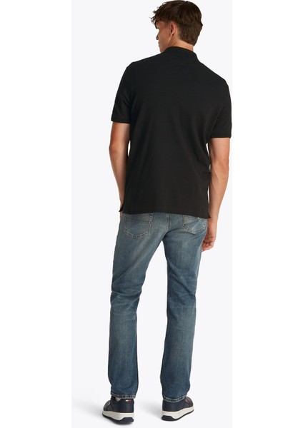 Siyah Erkek Polo T-Shirt DM0DM20914BDS Tjm Reg Lınear Polo