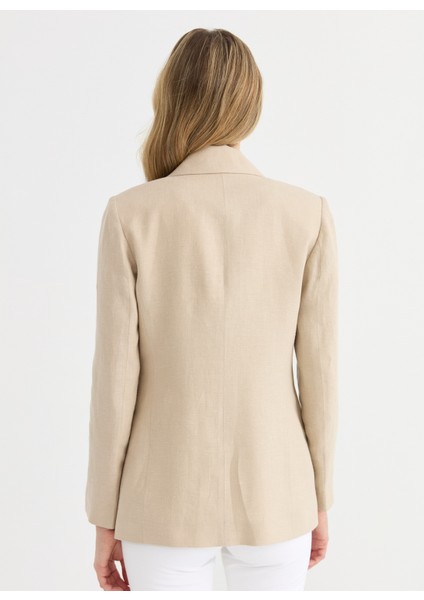 Standart Bej Kadın Ceket 25YSL1478 fırsatları