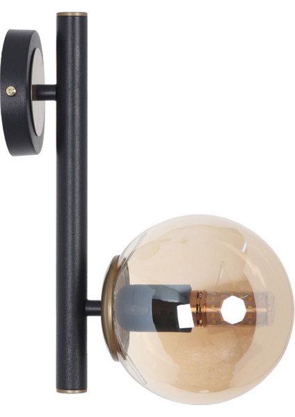 Libra Siyah Eskitme Bal Camlı Aplik modelleri