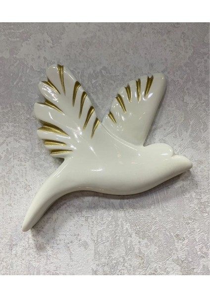 Tüy Aplik Ledli Pilli Dekoratif Duvar Aydınlatma - Şık ve Modern Tasarım -(83*30 cm )