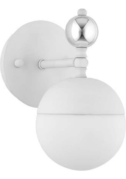 Dekoratif Iç Mekan Aplik Beyaz Krom Md-A 5259-73