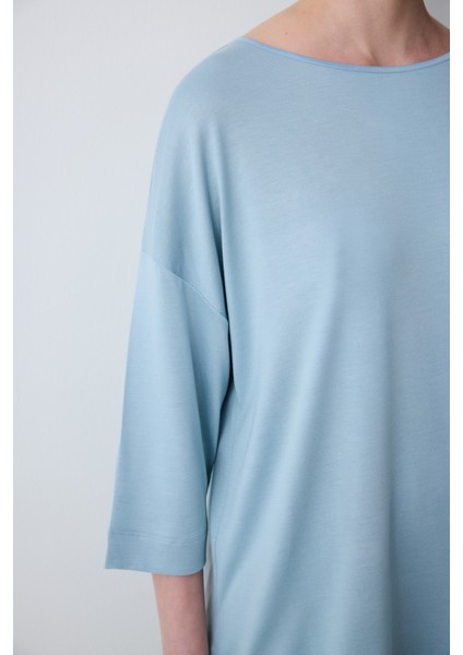 Collagen Açık Mavi Şortlu Pijama Takımı