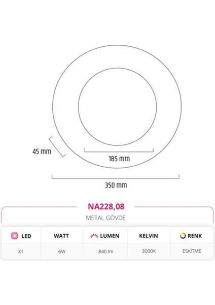 Iç Mekan Aplik Eskitme Sarı Md-A 5240-08