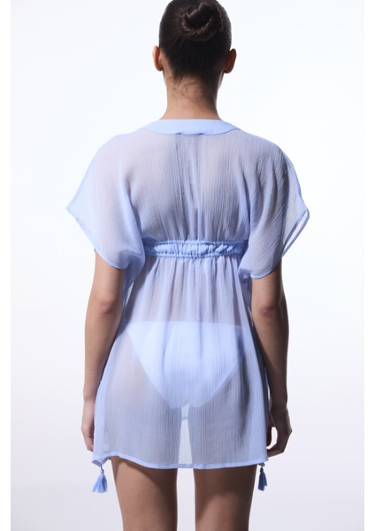 Basic Açık Mavi Kaftan