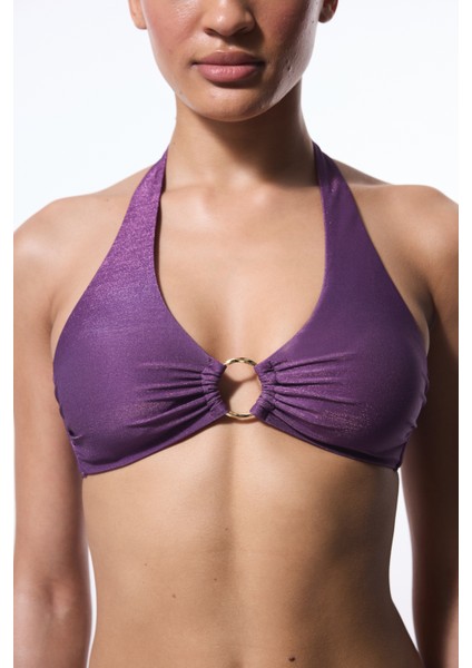 Mor Flora Hot Tokalı Bikini Üstü modelleri