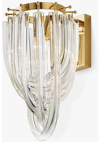 Gold Clear Kaburga Cam Aplik