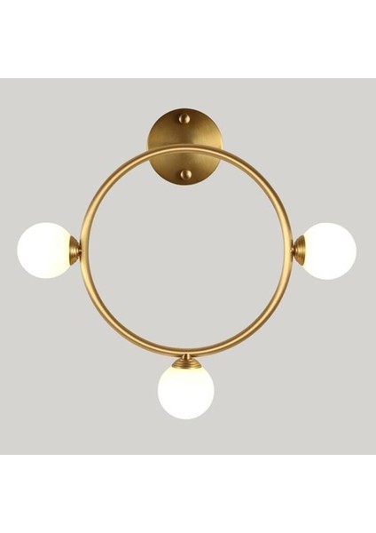 Gold Çember Modern Aplik