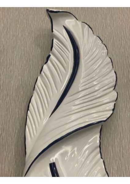 Tüy Aplik Led'li Pilli Dekoratif Duvar Aydınlatma Krem-Siyah 60*16 cm