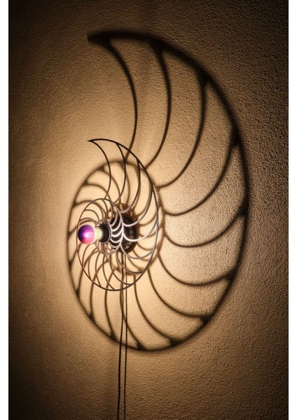 "nautilus" 2m Anahtarlı Dekoratif Desenli Gölge Aplik modelleri