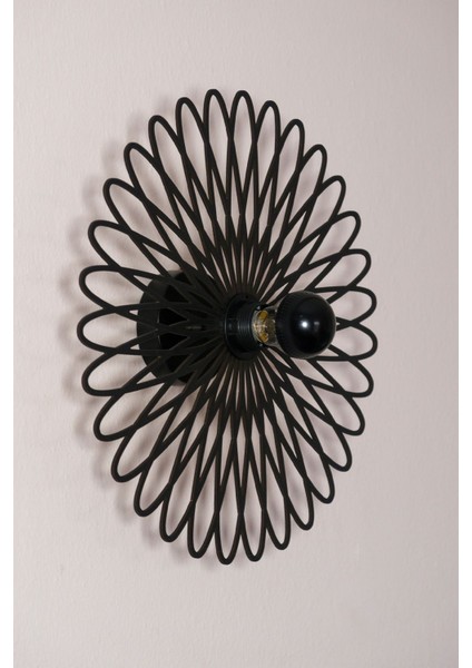 "çiçek Spiral" 2m Anahtarlı Dekoratif Desenli Gölge Aplik fırsatları