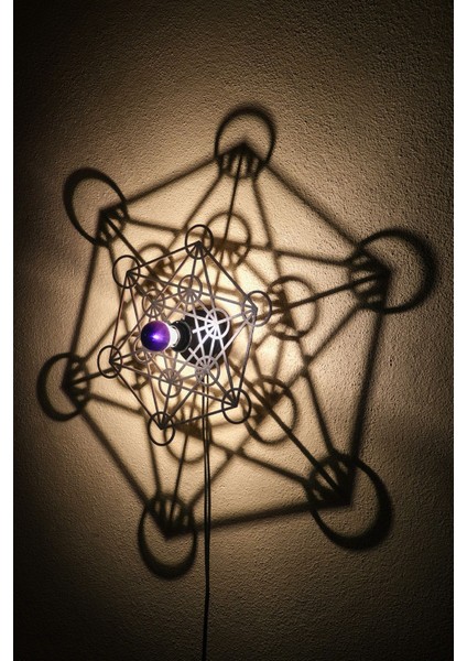 "metatron" 2m Anahtarlı Dekoratif Desenli Gölge Aplik modelleri