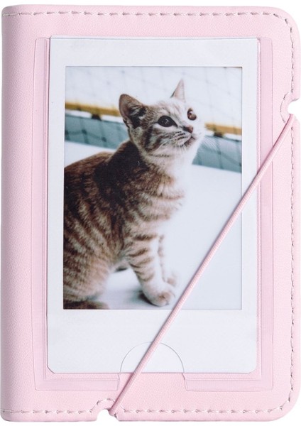 Instax Mini Film Uyumlu 28'li Pembe Albüm