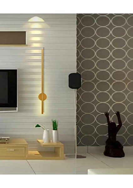 Modern Dekoratif Pilli LED Duvar Aplik Eskitme 70 cm ( 1 Adet )