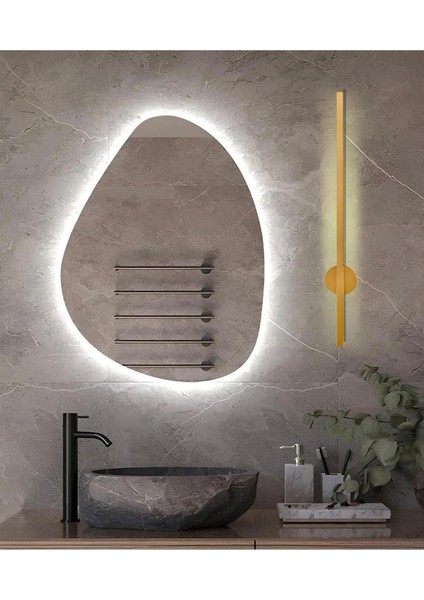 Modern Dekoratif Pilli LED Duvar Aplik Eskitme 70 cm ( 1 Adet )