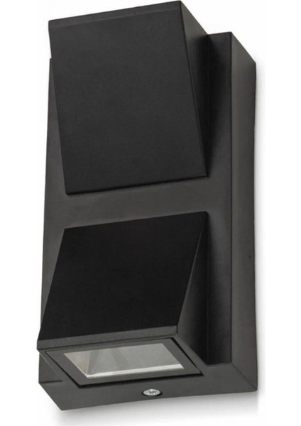 YL83-6002 Patara 6 Watt Siyah-Gold Çift Yönlü Dış Mekan LED Aplik - Gün Işığı (3200K)