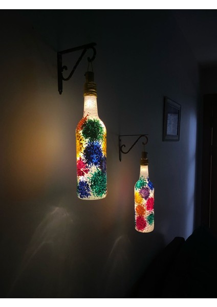Cam Şişe Aplik Aydınlatma Renkli Rüyalar Aydınlatma Peri LED modelleri
