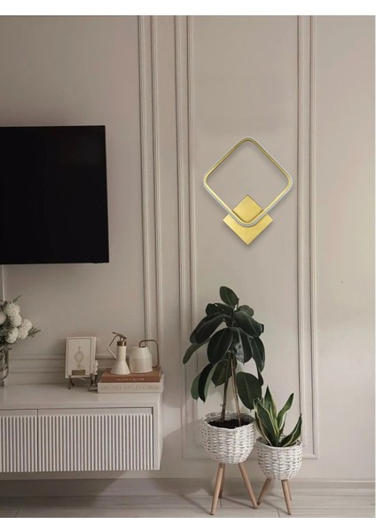 Kira Aplik Modern Tasarım Eskitme Renk Gün Işığı Ledli Banyo - Mutfak - Salon LED Duvar Aplik