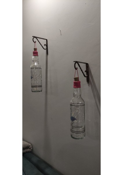 Dekoratif Şişe Aplik Peri LED Aydınlatma El Yapımı