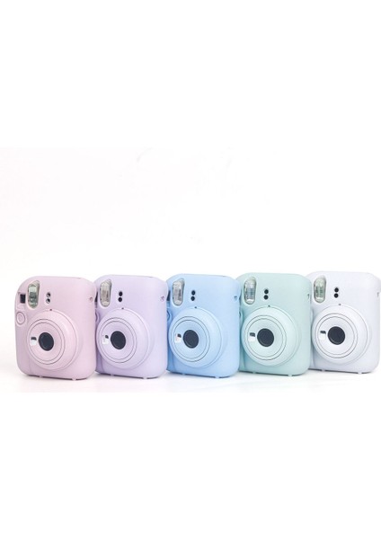 Instax Mini 12 Makine Uyumlu Mavi Koruyucu Silikon Kılıf indirimleri