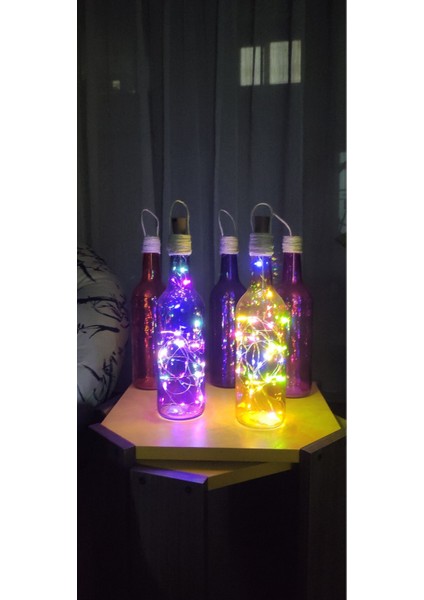 Şişe Aplik Dekoratif Peri LED Aydınlatma Gece Lambası