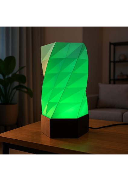 Şarjlı Dekoratif Gece Lambası / Masa Üstü Lamba / Dekor Aydınlatma Lambası Type-C Soketlidir