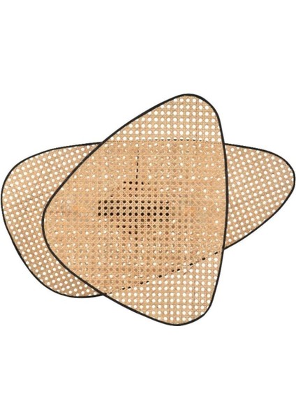 Doğal Bambu Dokulu Modern Aplik Bohem Tarz Duvar Aydınlatma Hazeran Detay Aplik Büyük Boy (45 x 60 cm )