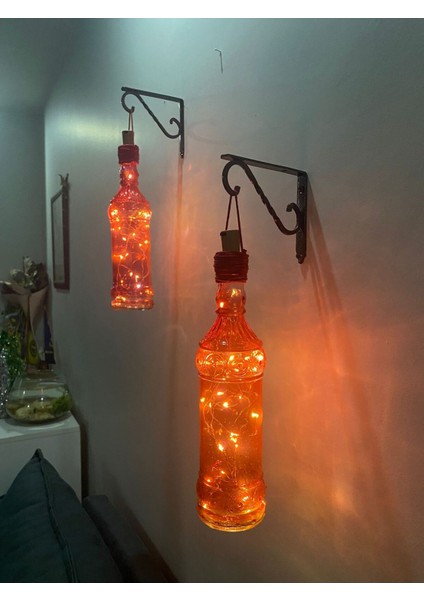 Cam Şişe Aplik Aydınlatma Dekoratif El Yapımı Peri LED modelleri