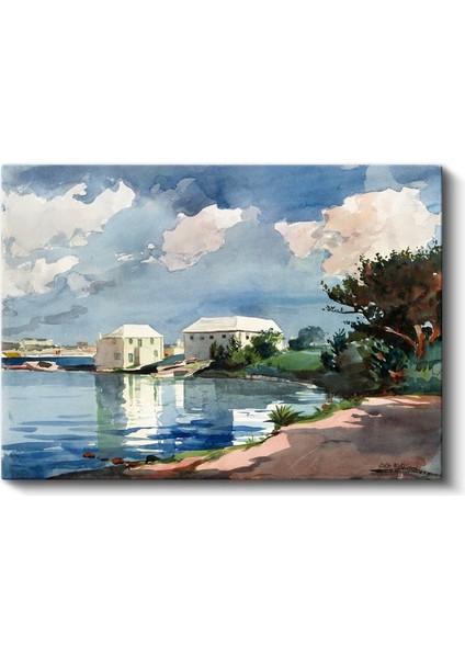 Winslow Homer - Salt Kettle Bermuda Kanvas Tablo