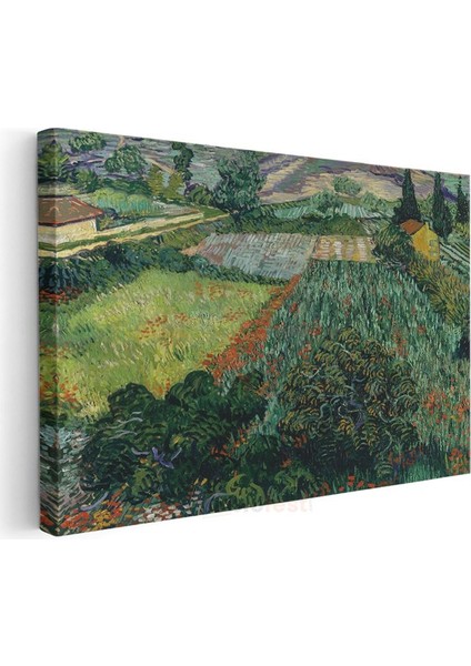 Vincent Van Gogh - Haşhaşlı Tarla Manzarası Kanvas Tablo modelleri