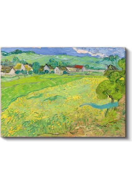 Vincent Van Gogh - Yeşil Buğday Tarlaları Kanvas Tablo