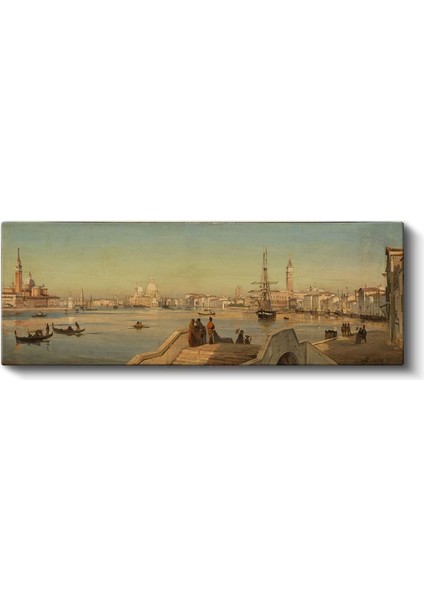 Canaletto - Venedik Lagünü Manzarası Kanvas Tablo fiyatları