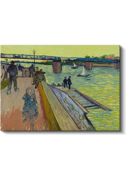 Vincent Van Gogh - Trinquetaille Köprüsü Kanvas Tablo