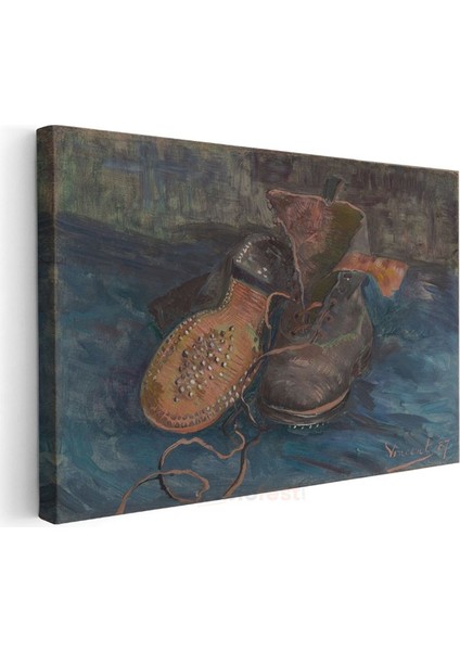 Vincent Van Gogh - Bir Çift Ayakkabı Kanvas Tablo