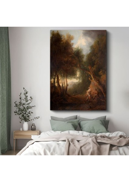 Thomas Gainsborough - Orman Yolu Kanvas Tablo