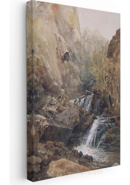 J.m.w. Turner - Dağ Şelalesi Kanvas Tablo modelleri