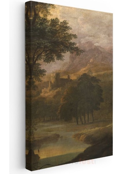 Claude Lorrain - Italyan Manzarası Kanvas Tablo modelleri